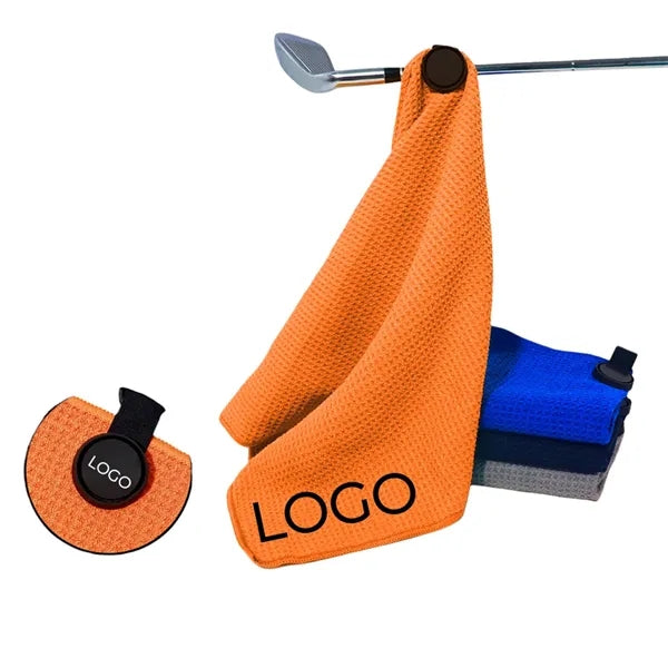 23.6*15.7" Magnetic Golf Towel Microfiber Waffle 18 Colors