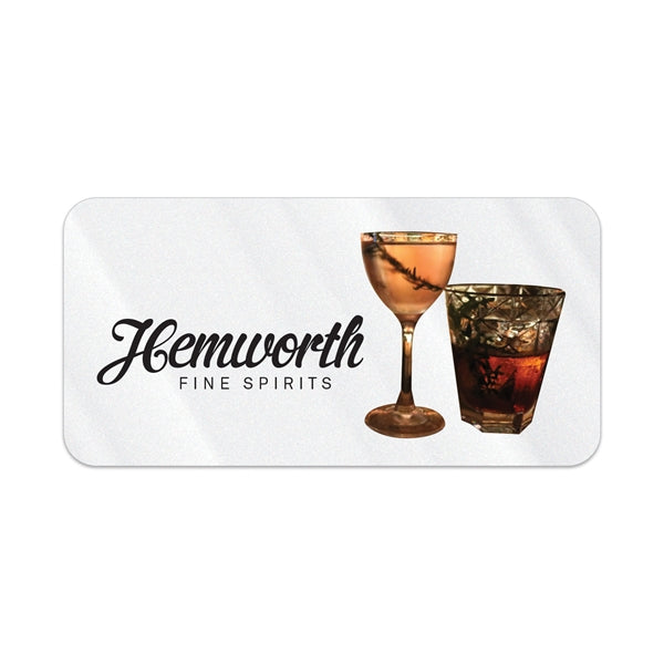Rectangle Sticker w/ Round Corners (1"x2") Digital