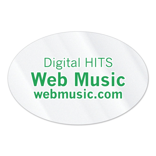 Oval Sticker (3"x4 1/2") Screen