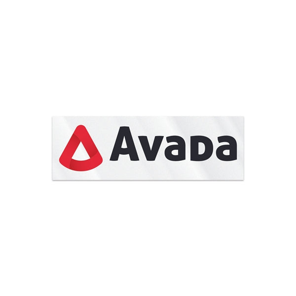 Rectangle Sticker w/ Square Corners (1"x3") Digital