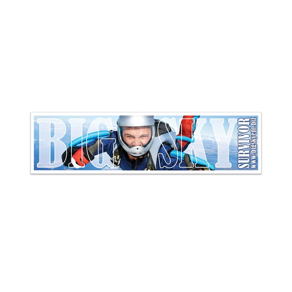 Rectangle Sticker w/ Square Corners (1"x3 3/4") Digital