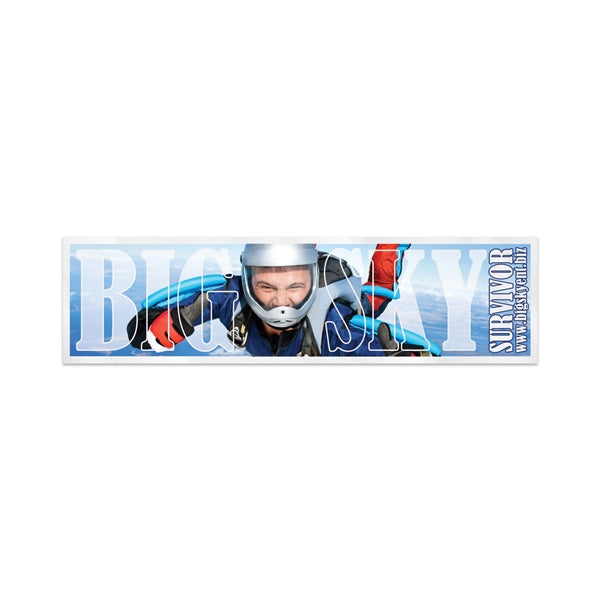 Rectangle Sticker w/ Square Corners (1"x3 3/4") Digital
