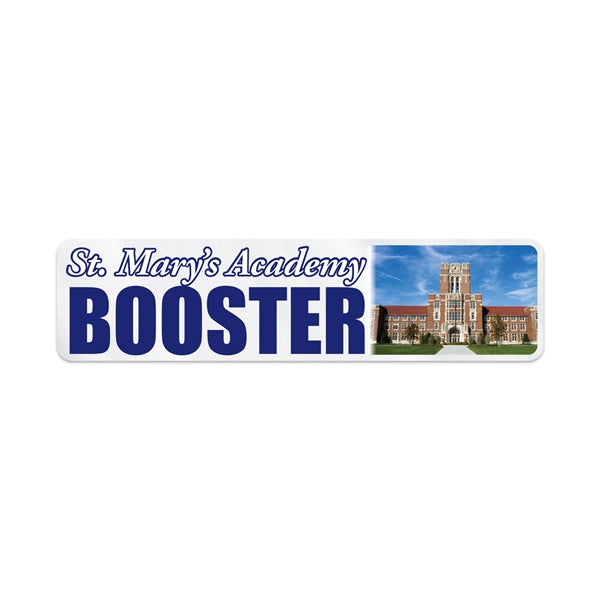Rectangle Sticker w/ Round Corners (1"x4") Digital