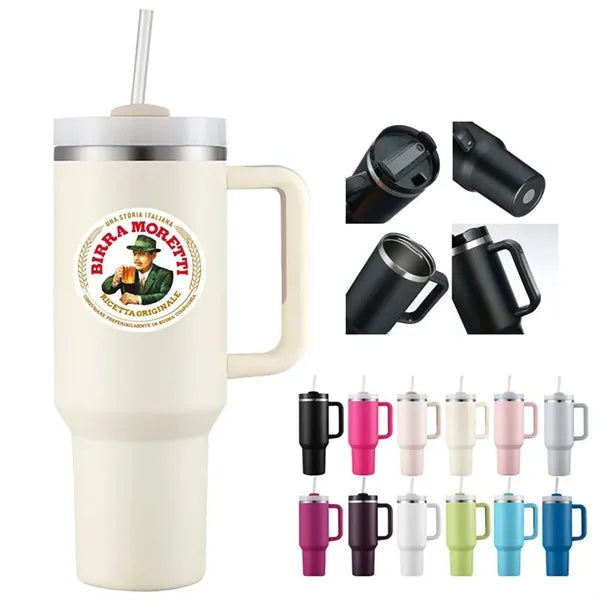 40 oz Stainless Steel Vacuum Insulated Tumbler With Lid