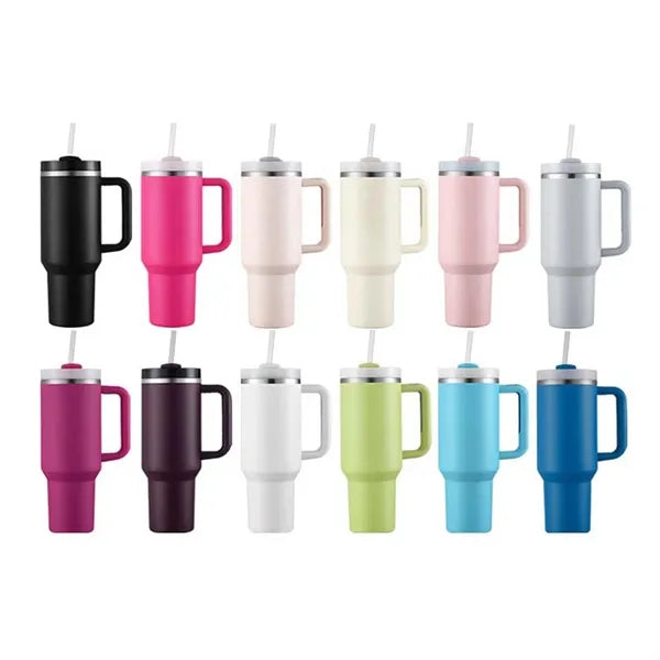 40 oz Stainless Steel Vacuum Insulated Tumbler With Lid