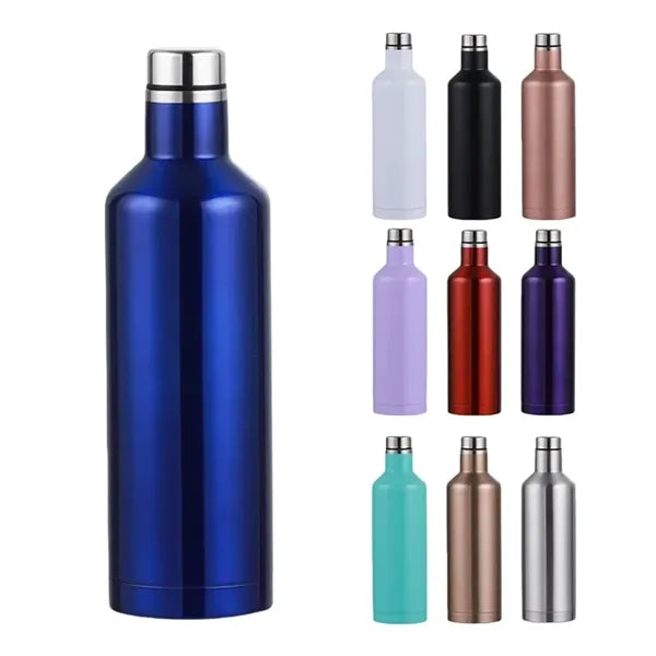 Stainless Steel Water Bottle Wine Shape