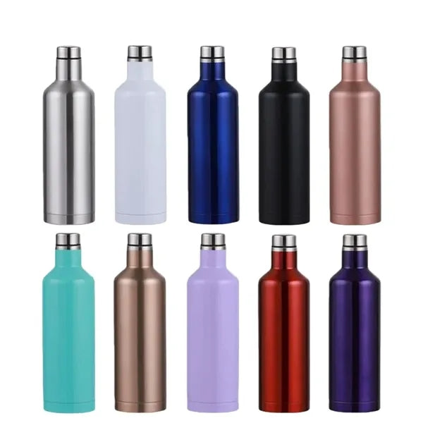 Stainless Steel Water Bottle Wine Shape