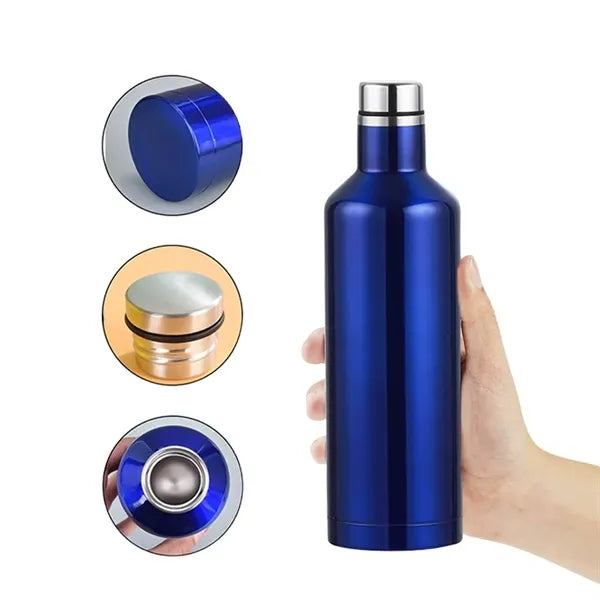 Stainless Steel Water Bottle Wine Shape