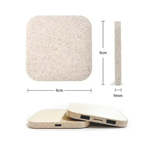 15W Eco Wireless Charger with Dual USB and Type-C Cable