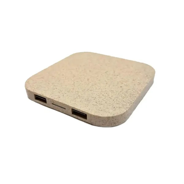 15W Eco Wireless Charger with Dual USB and Type-C Cable