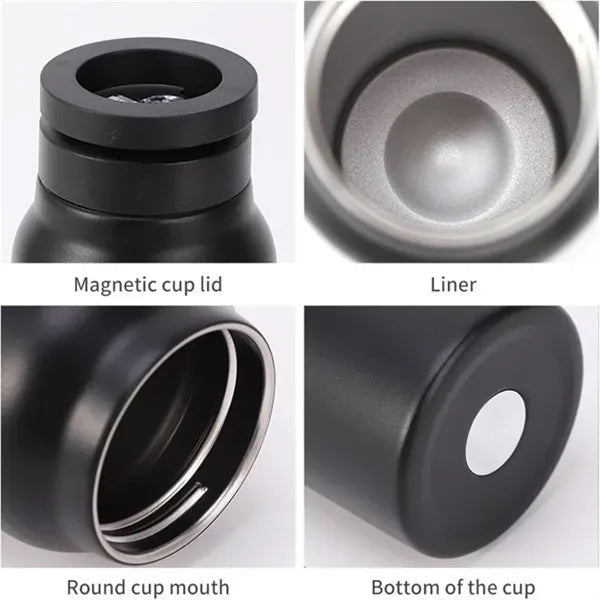 Water Bottle with Magnetic Phone Mount