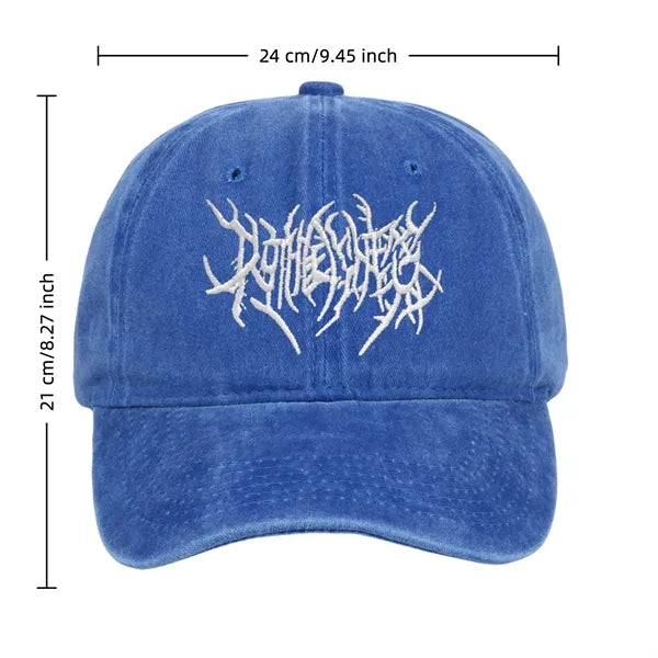 Washed Cotton Baseball Cap with Embroidered Logo