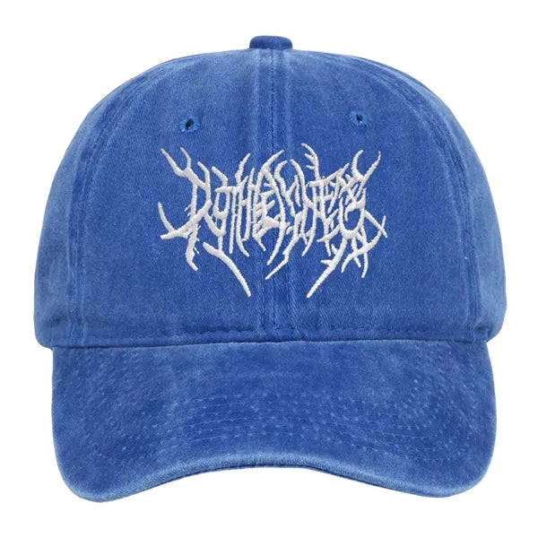 Washed Cotton Baseball Cap with Embroidered Logo