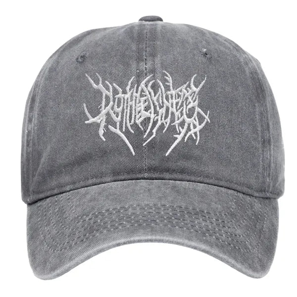 Washed Cotton Baseball Cap with Embroidered Logo