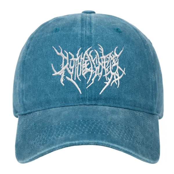 Washed Cotton Baseball Cap with Embroidered Logo