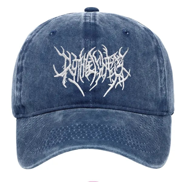 Washed Cotton Baseball Cap with Embroidered Logo