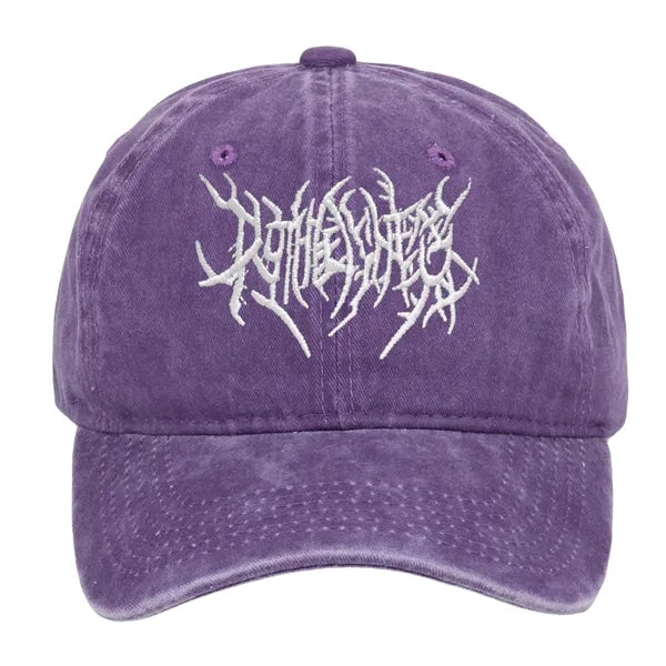 Washed Cotton Baseball Cap with Embroidered Logo