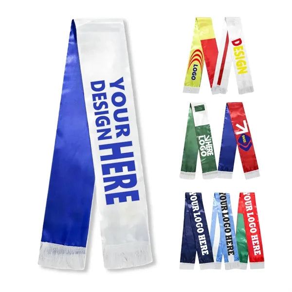 Football Fan Scarf With Fringe
