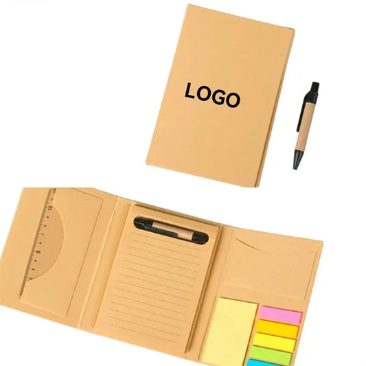 Kraft Paper Office Notepad Set