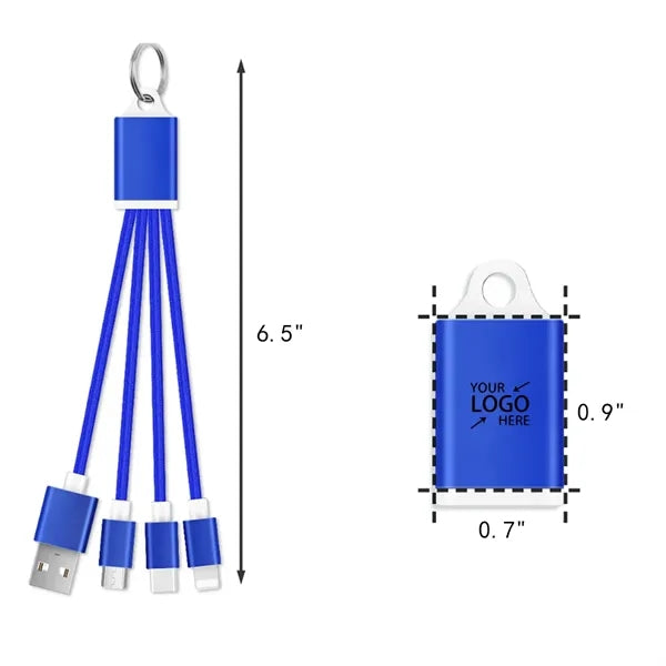 3-in-1 Anti-winding Retractable 100W Fast Charging Cable