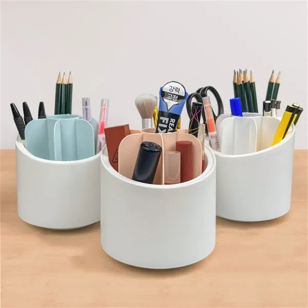 Rotating Plastic Spinning Desktop Desk Organizer