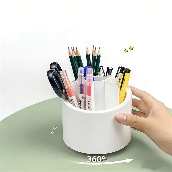 Rotating Plastic Spinning Desktop Desk Organizer
