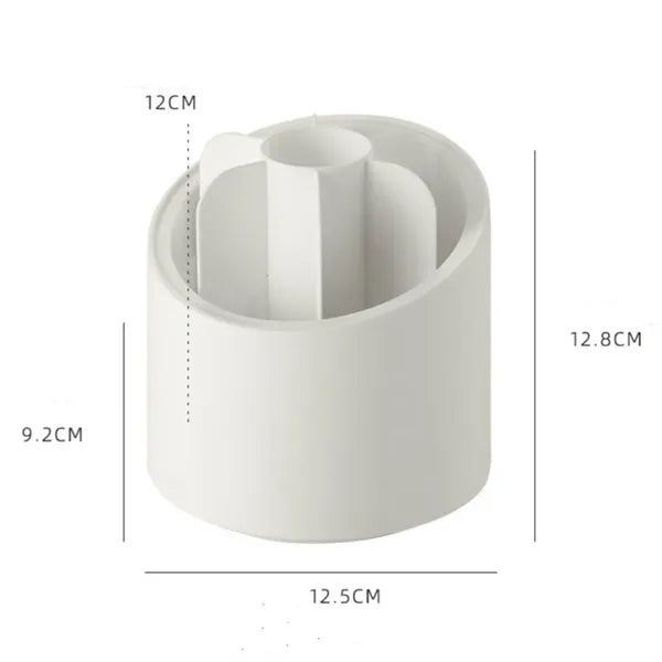 Rotating Plastic Spinning Desktop Desk Organizer