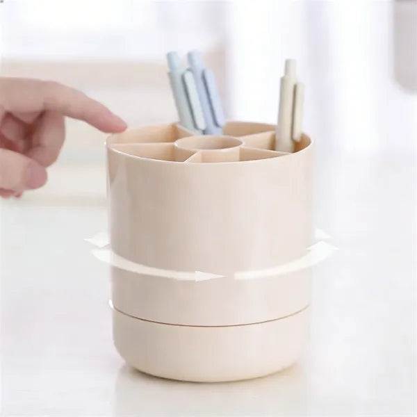 Creative 360 Degree Rotating Plastic Pen Holder