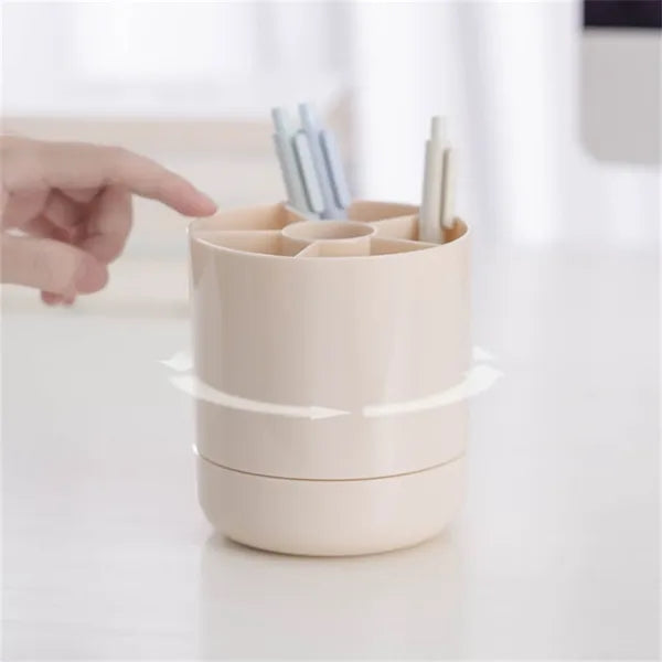 Creative 360 Degree Rotating Plastic Pen Holder