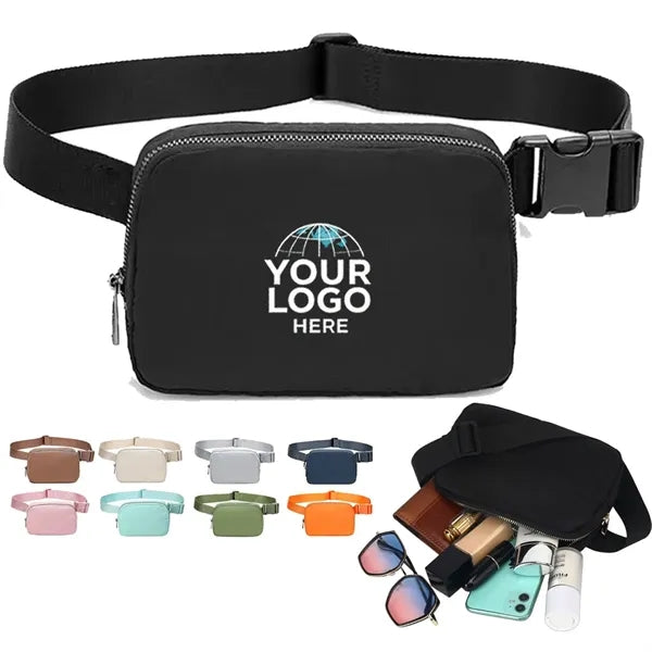 Waterproof Nylon Fanny Pack Crossbody Chest Bag Waist Bag