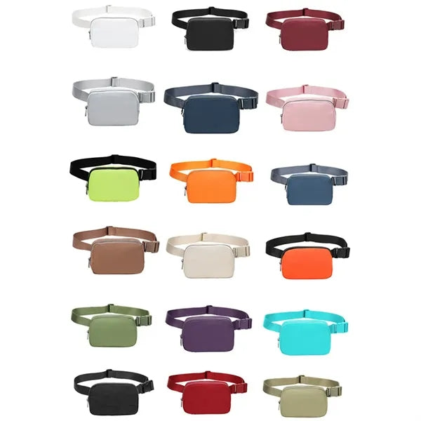 Waterproof Nylon Fanny Pack Crossbody Chest Bag Waist Bag