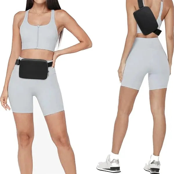 Waterproof Nylon Fanny Pack Crossbody Chest Bag Waist Bag