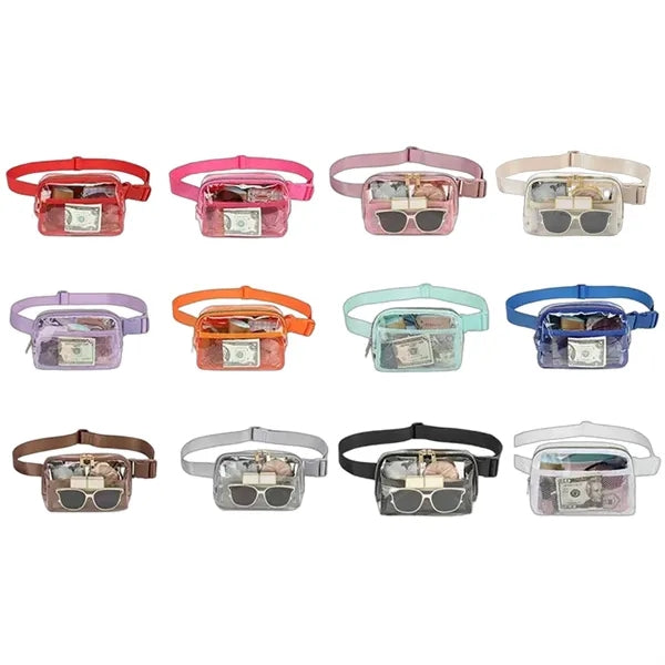 Stadium Approved Clear Fanny Pack Crossbody Bag Waist Bag