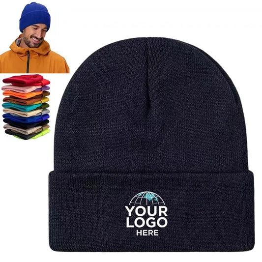 Winter Super Soft Acrylic Knit Beanie Ski Hat
