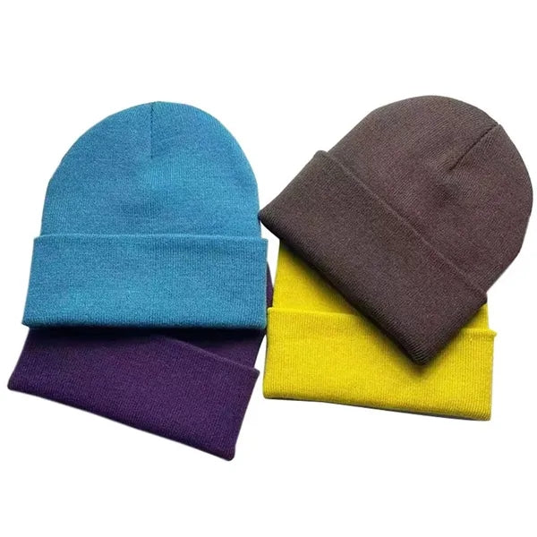 Winter Super Soft Acrylic Knit Beanie Ski Hat