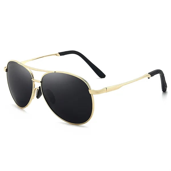 Polarized Metal Aviator Sunglasses