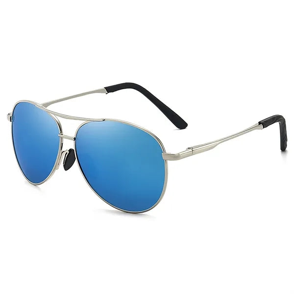 Polarized Metal Aviator Sunglasses