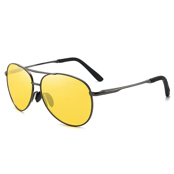 Polarized Metal Aviator Sunglasses
