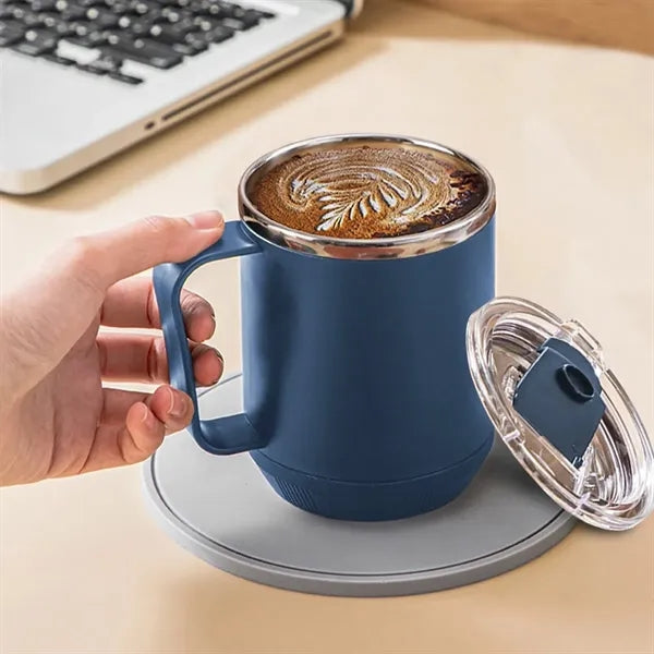 15.5 Oz Stainless Steel Insulated Coffee Cup with Lid