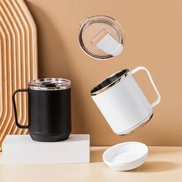 15.5 Oz Stainless Steel Insulated Coffee Cup with Lid