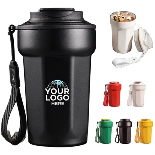 16 Oz Stainless Steel Octagon Insulated Coffee Cup