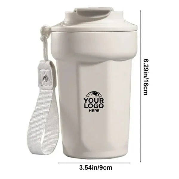 16 Oz Stainless Steel Octagon Insulated Coffee Cup