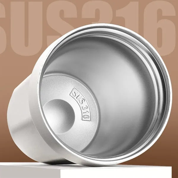 16 Oz Stainless Steel Octagon Insulated Coffee Cup
