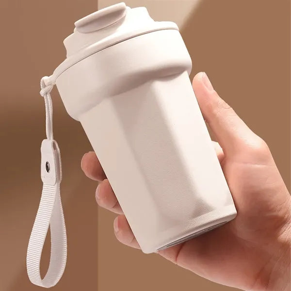 16 Oz Stainless Steel Octagon Insulated Coffee Cup