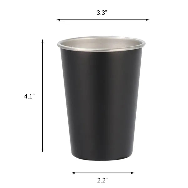 12 Oz Stainless Steel Beer Beverage Cup