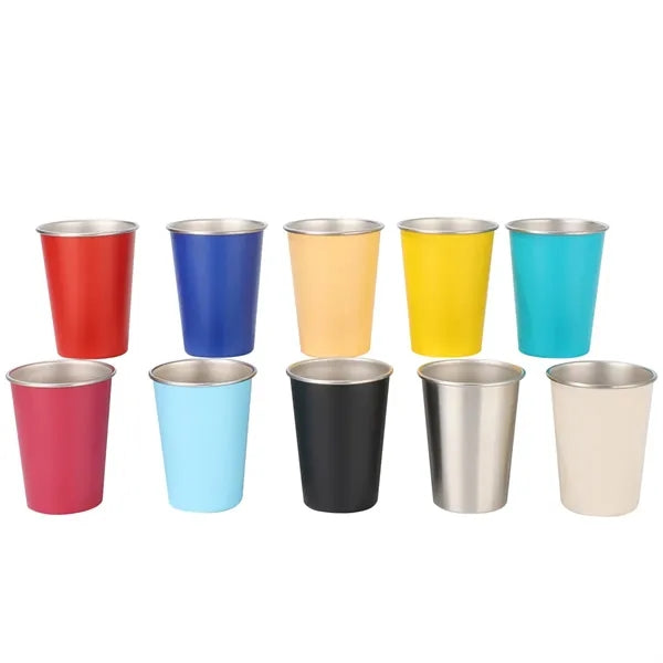 12 Oz Stainless Steel Beer Beverage Cup
