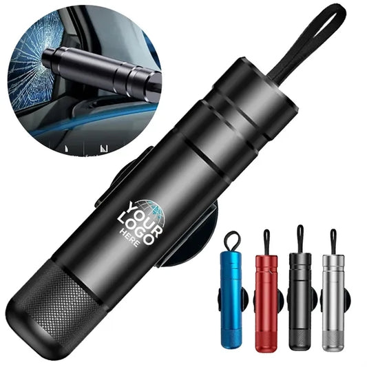 2-in-1 Mini Car Safety Hammer with Seatbelt Cutter