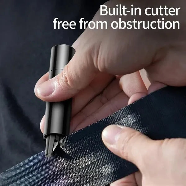 2-in-1 Mini Car Safety Hammer with Seatbelt Cutter