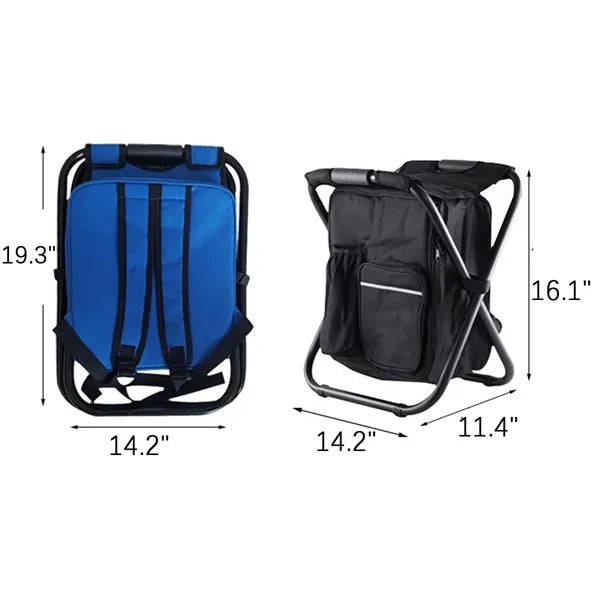 Multifunctional Outdoor Folding Backpack Cooler Chair