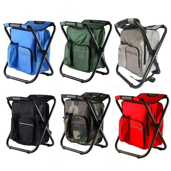 Multifunctional Outdoor Folding Backpack Cooler Chair